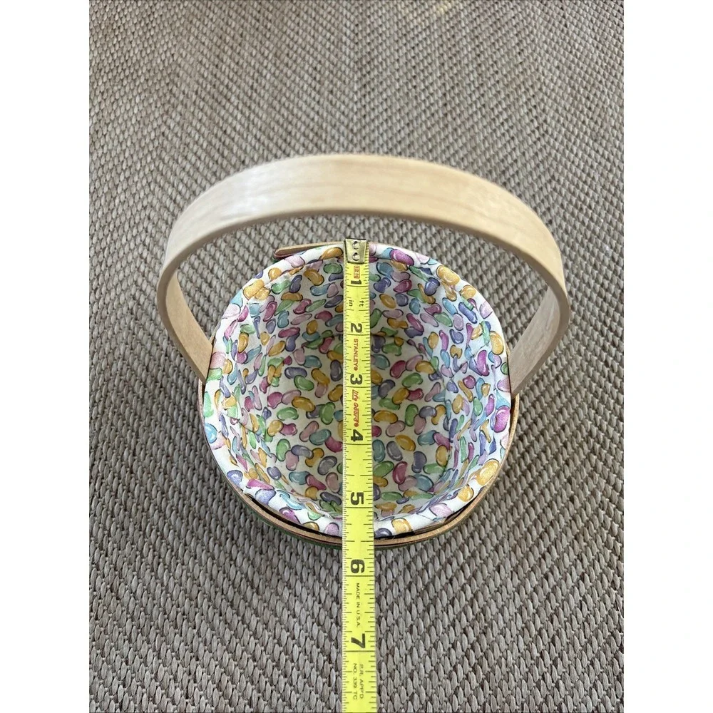 Longaberger 1999 Easter Basket With Jellybean Liner